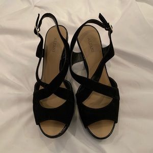 Alfani Black Wedges